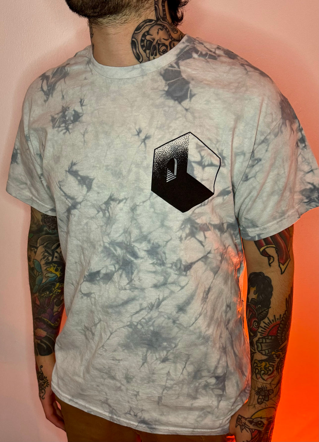 STAIRS SILVER TIEDYE TEE