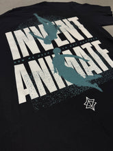 Load image into Gallery viewer, How we used to... Black/Teal tee
